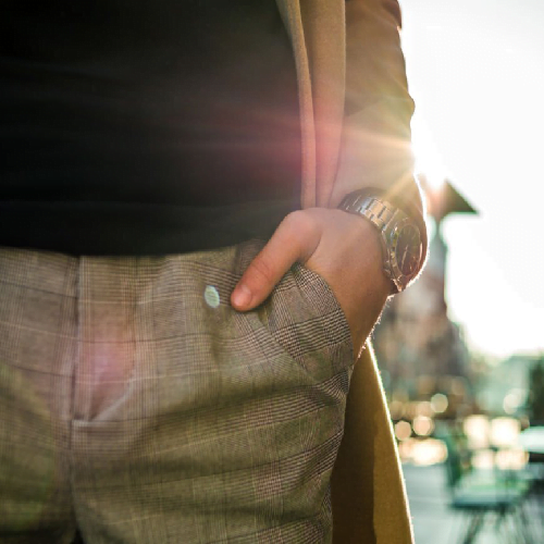 brown messiah formal pants